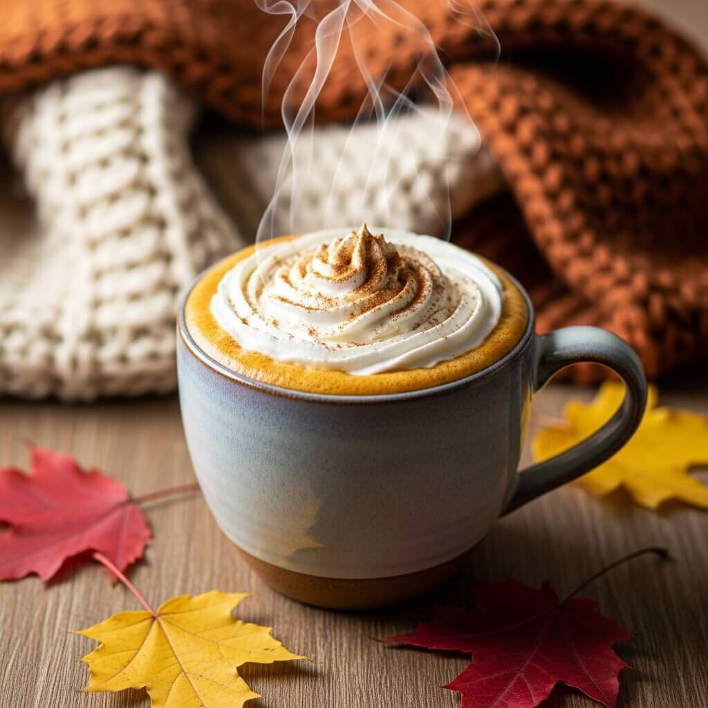 Gerçek Kabaksız Kabak Baharatlı Latte (Pumpkin Spice Latte) 