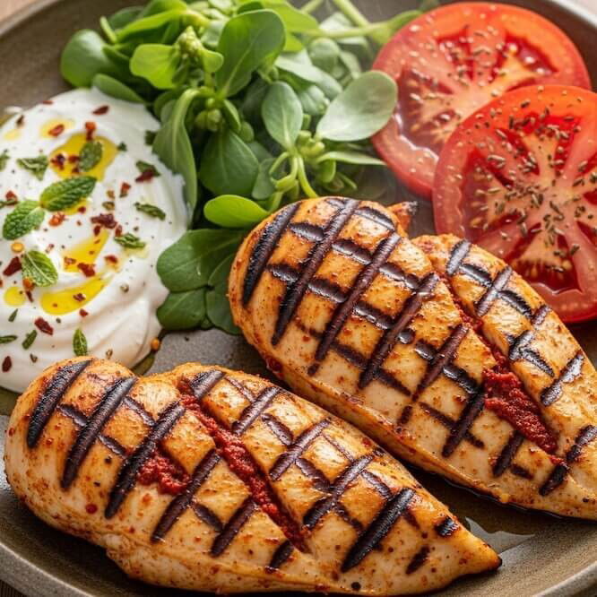 Kajun Baharatlı Tavuk Izgara