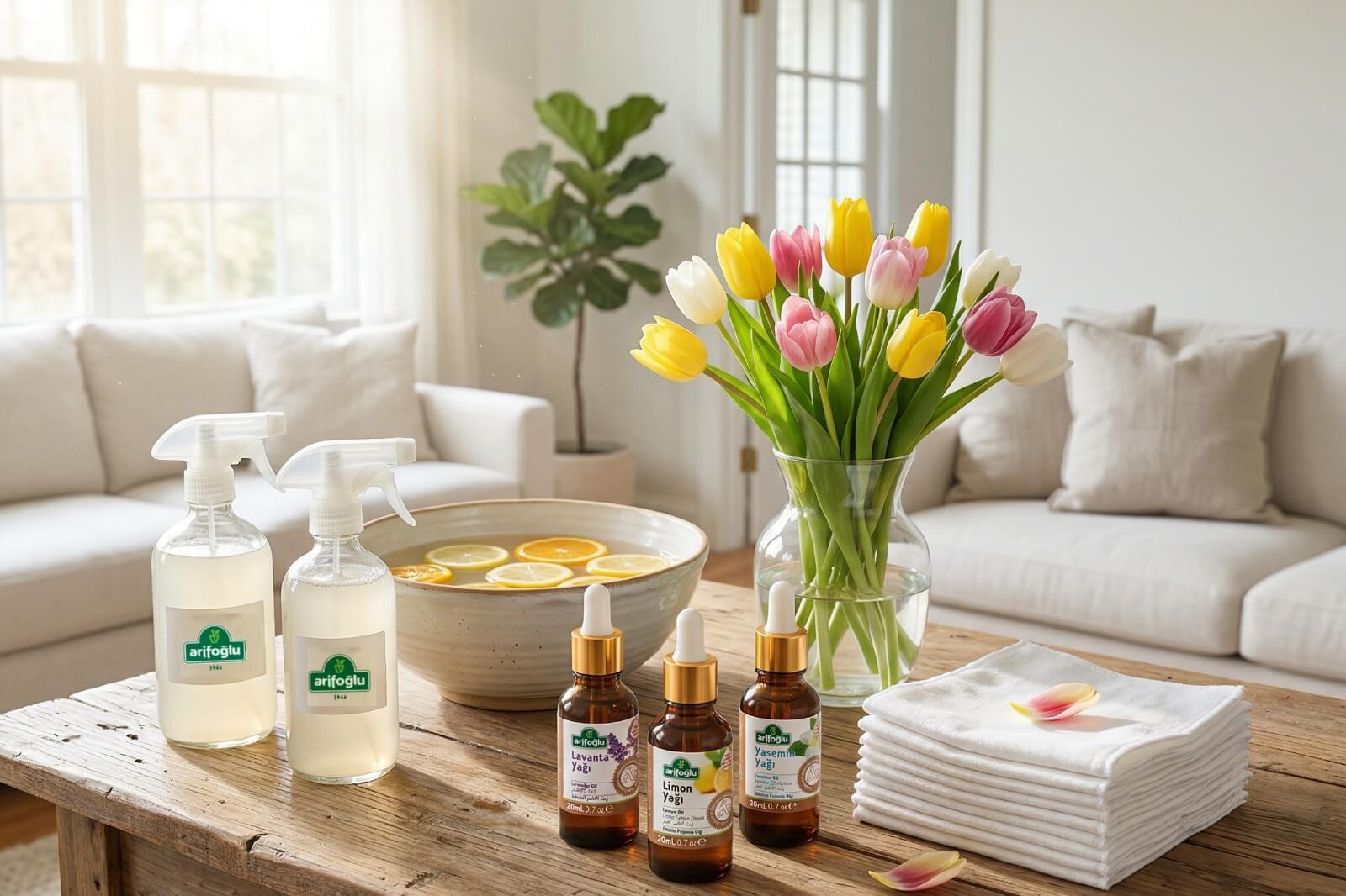 Doğal Temizlik: Uçucu Yağlarla Ev Hijyeni ve Bahar Ferahlığı