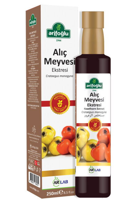 Alıç Meyvesi Ekstresi 250ml - Alıç Ekstraktı - Hawthorn Extract - Arifoğlu