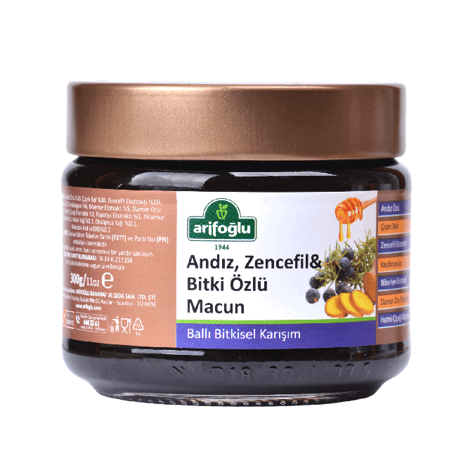 Andız, Zencefil ve Bitki Özlü Macun 300g - Arifoğlu