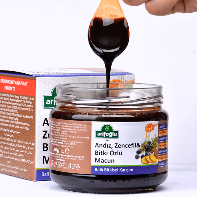 Andız, Zencefil ve Bitki Özlü Macun 300g - 2