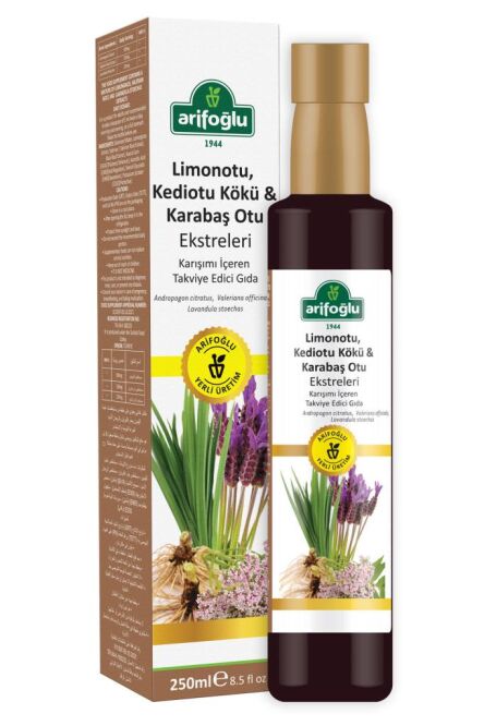 Arifoğlu Limonotu Kedi Otu Kökü Karabaş Otu Ekstreleri 250ML - Arifoğlu