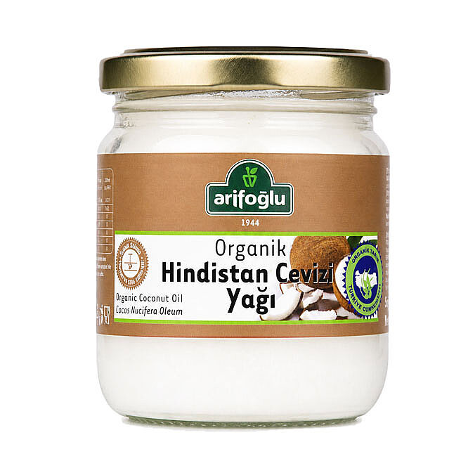Arifoğlu Organik Hindistan Cevizi Yağı 200 ml - Soğuk Sıkım - Arifoğlu