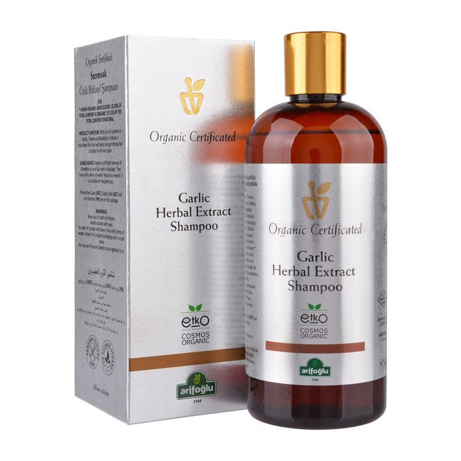 Organic Certified Garlic With Yellowy Herbal Shampoo 400ml
