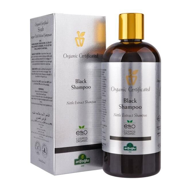 Organic Certified Black Nettle Extract Herbal Shampoo 400ml
