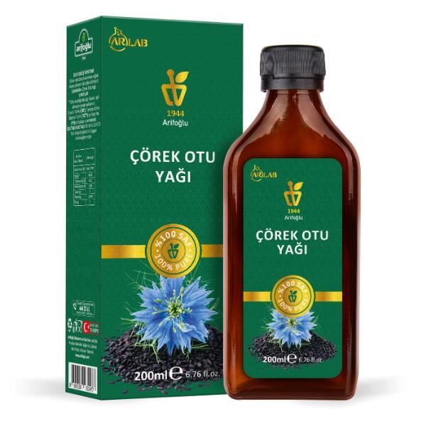 Arlab Çörek Otu Yağı 200ml %100 Saf Arifoğlu - Arifoğlu