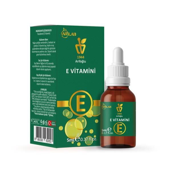 Arlab E Vitamini 5ml %100 Saf Arifoğlu - Arifoğlu