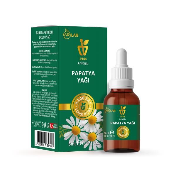 Arlab Papatya Yağı 5ml %100 Saf Arifoğlu - ARLAB