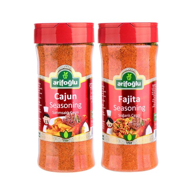 Cajun 230g (1 piece) + Fajita 230 (1 piece) (2 Pieces) - Arifoğlu Set