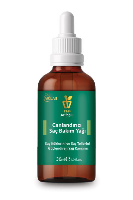 Canlandırıcı Saç Bakım Yağı 30ml - Saç Kökü Bakım Yağı - Arifoglu