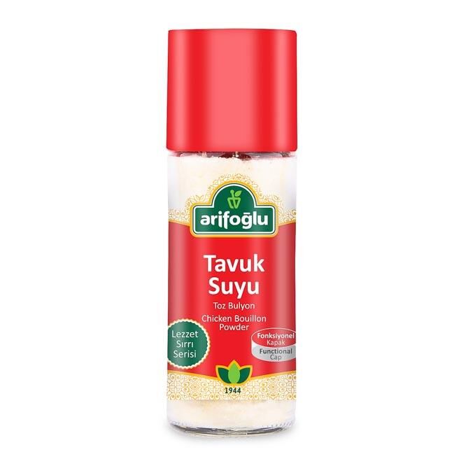 Chicken Broth Powder Bouillon 90g Glass - Arifoğlu