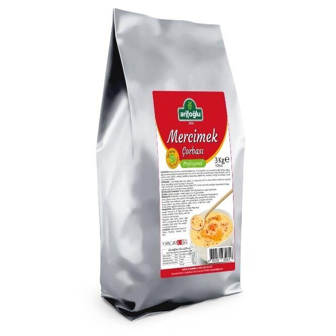 Çorba Mercimek 3kg - Arifoğlu