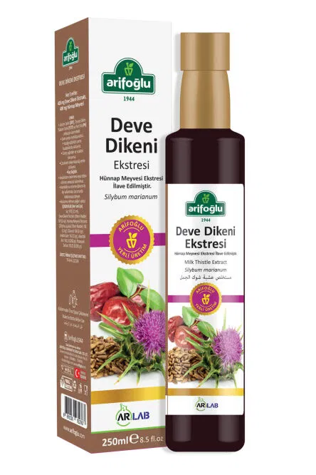 Deve Dikeni Ekstresi 250ml Milk Thistle Extract - Arifoğlu