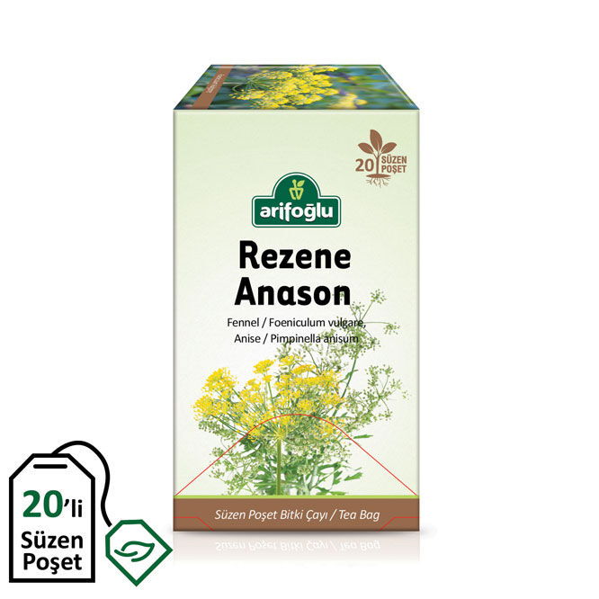 Fennel - Anise Tea (20 Tea Bags) - Arifoğlu