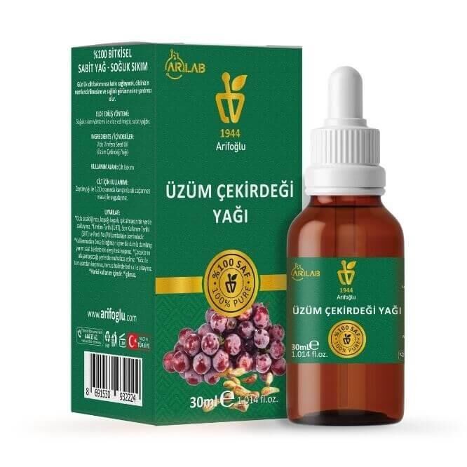 Grape Seed Oil %100 PURE OIL 30ML ARLAB - Arifoğlu
