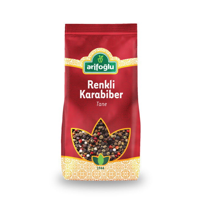Karabiber 4 Renk Renkli Karabiber Taneleri 130g