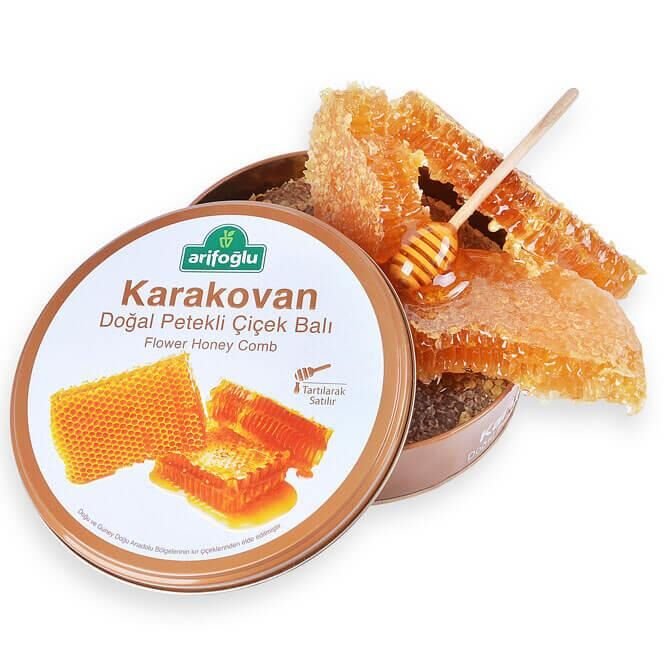 Karakovan Natural Honeycomb Flower Honey (Tin Box) 1500g
