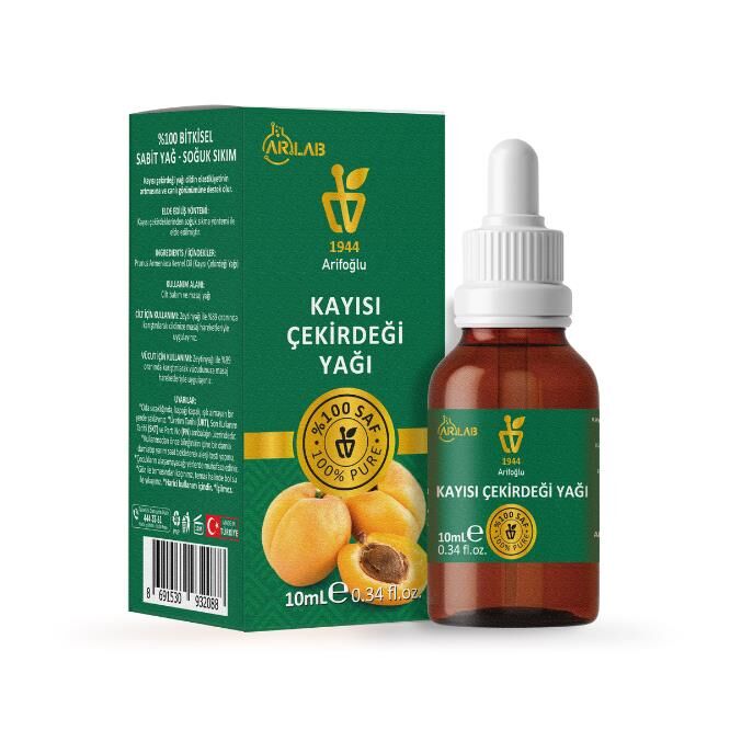 Kayısı Çekirdeği Yağı 10ml %100 Saf Yağ ARLAB - Arifoğlu