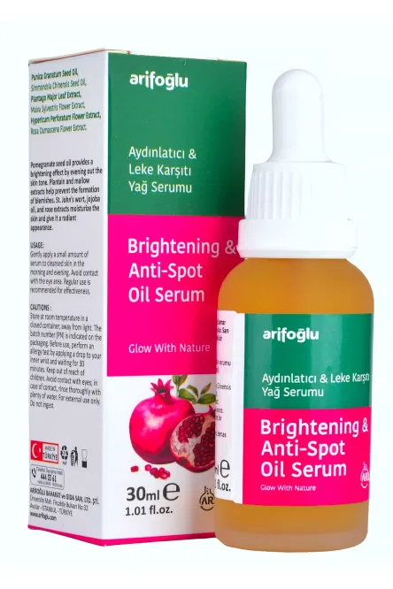 Nar Yağ Serumu Aydınlatıcı ve Leke Karşıtı 30ml Brightening Anti-Spot Oil Serum - Arifoğlu