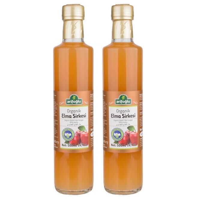 Organic Apple Vinegar 500ml (2 Pieces)