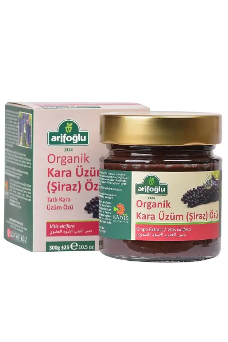 Organik Kara Üzüm Özü 300g - Şiraz - 1