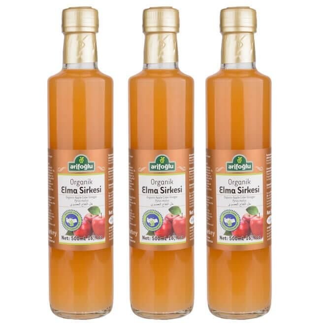 Organic Apple Vinegar 500ml (3 Pieces)