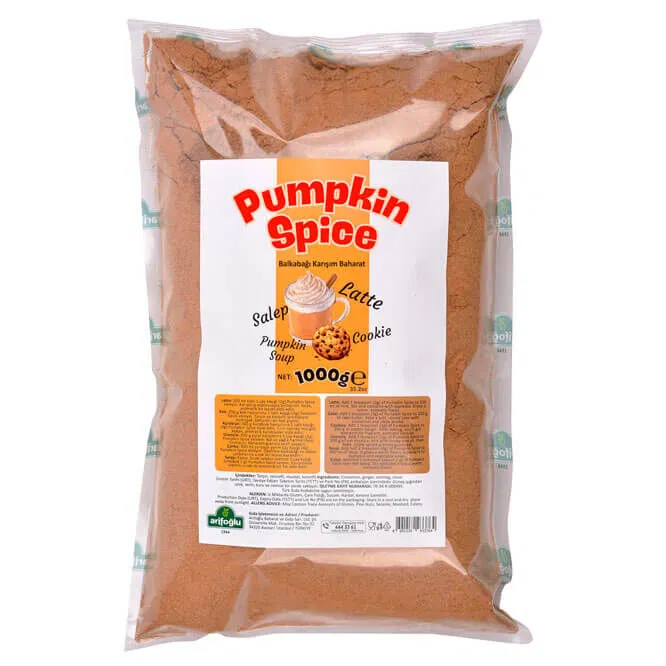 Pumpkin Spice Balkabağı Karışım Baharatı 1000g - ARİFOĞLU
