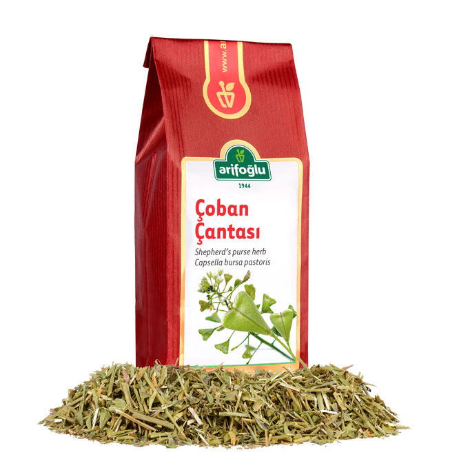 Shepherd's Purse, Herb (Capsella bursa pastoris) 80g - Arifoğlu