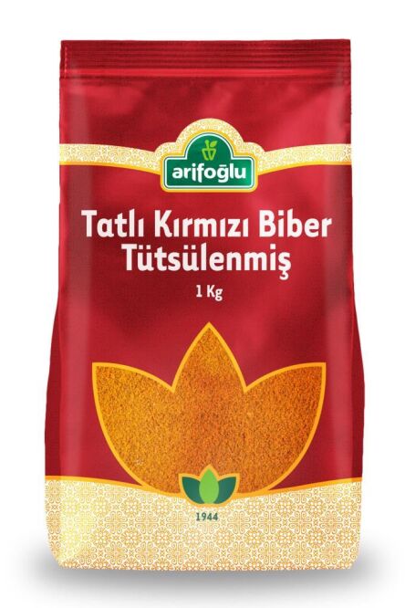 Tütsülenmış Tatlı Kırmızı Bıber 1 Kg - Arifoğlu