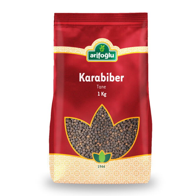 Black Pepper (Whole) 1000g - Arifoğlu